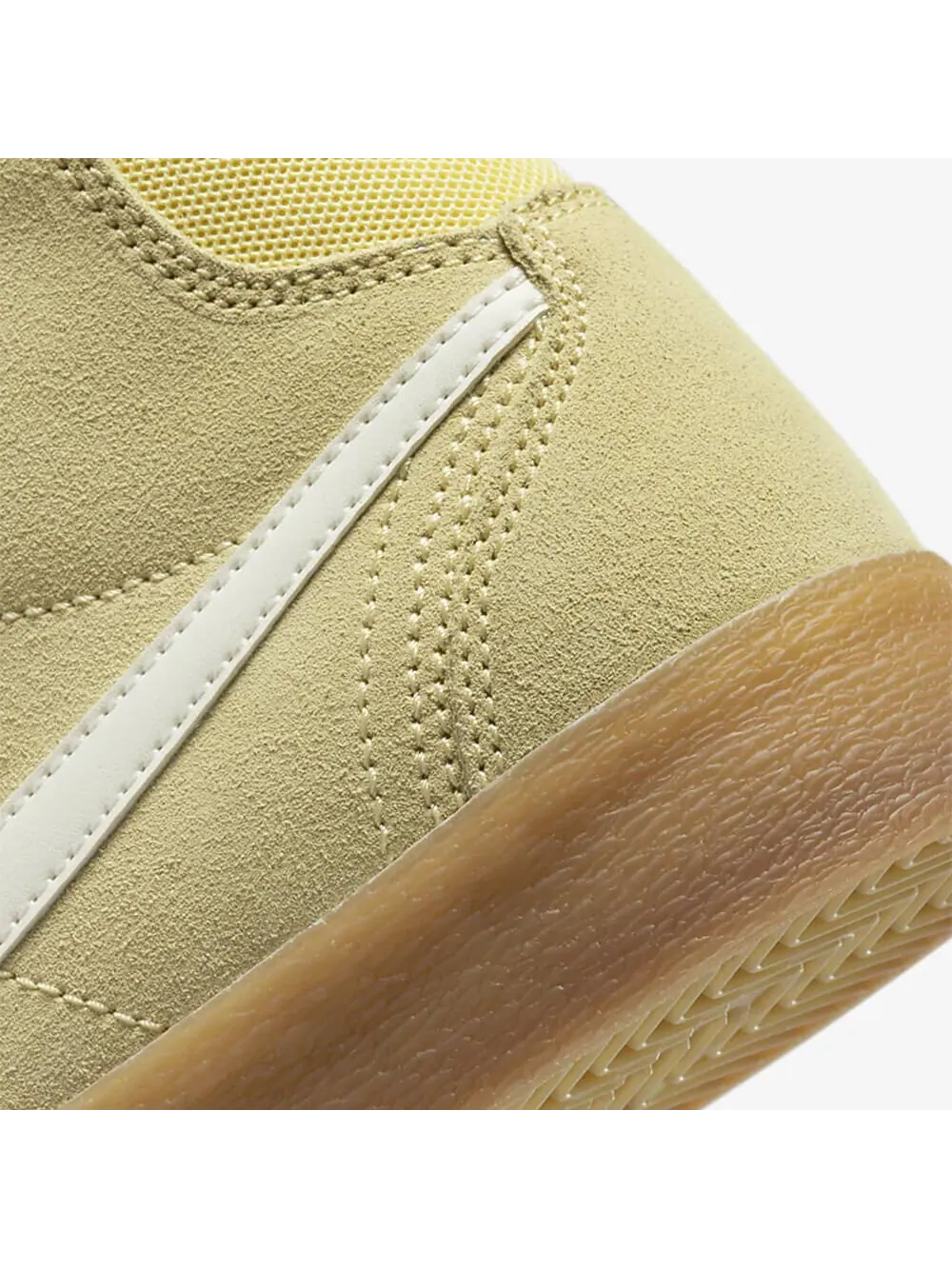 Скейтерские кеды Nike SB Bruin High, выстиранный лимонный — изображение 6 из 6, коричневый