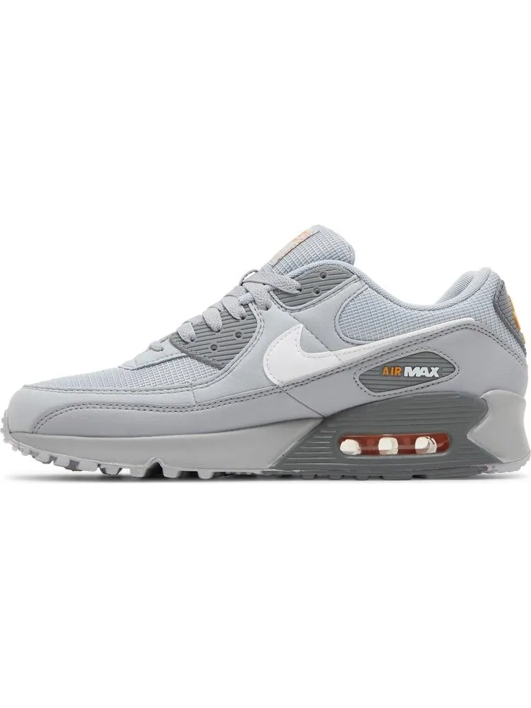 Кроссовки Nike Air Max 90 'Wolf Grey Kumquat' — изображение 3 из 8, серый