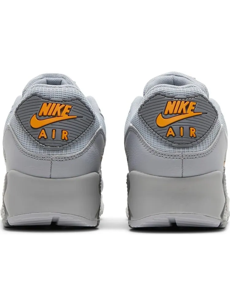 Кроссовки Nike Air Max 90 'Wolf Grey Kumquat' — изображение 6 из 8, серый