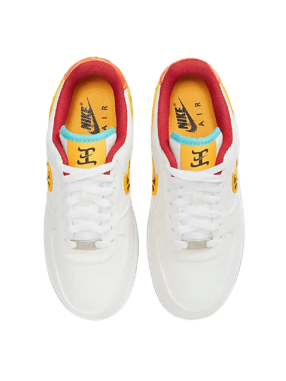 Кроссовки Nike Air Force 1 '07 LX — изображение 3 из 8, бежевый/оранжевый