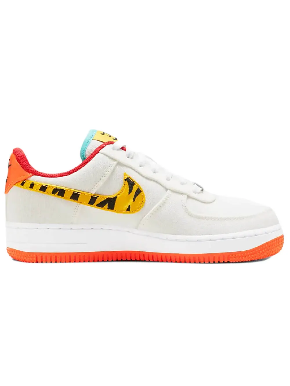 Кроссовки Nike Air Force 1 '07 LX — изображение 5 из 8, бежевый/оранжевый