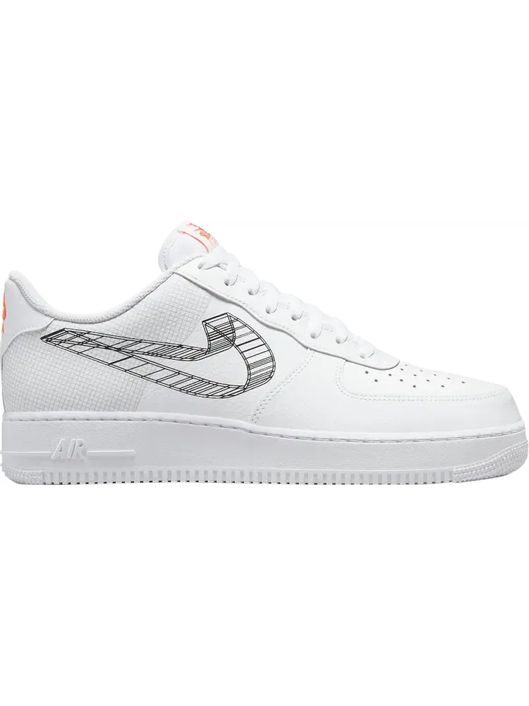 Кроссовки Nike Air Force 1 '07 '3D Swoosh' — изображение 1 из 1, белый