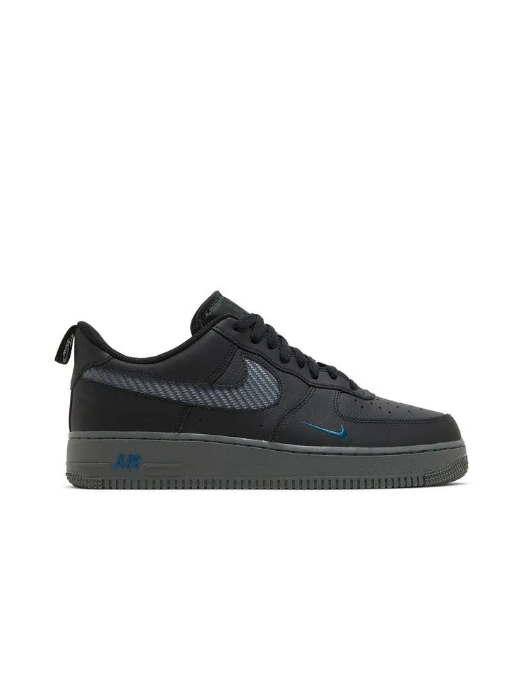Кроссовки Nike Air Force 1 'Carbon Fiber Weave' — изображение 2 из 9, черный/белый/серый