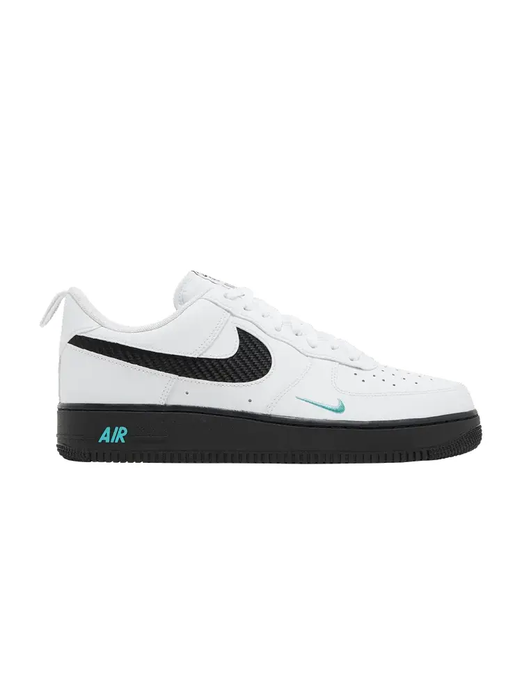 Кроссовки Nike Air Force 1 '07 'White Black Teal' — изображение 1 из 9, белый/черный//белый