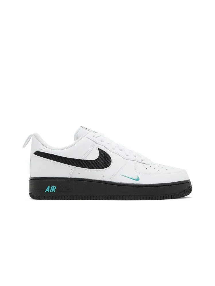 Кроссовки Nike Air Force 1 '07 'White Black Teal' — изображение 2 из 9, белый/черный//белый