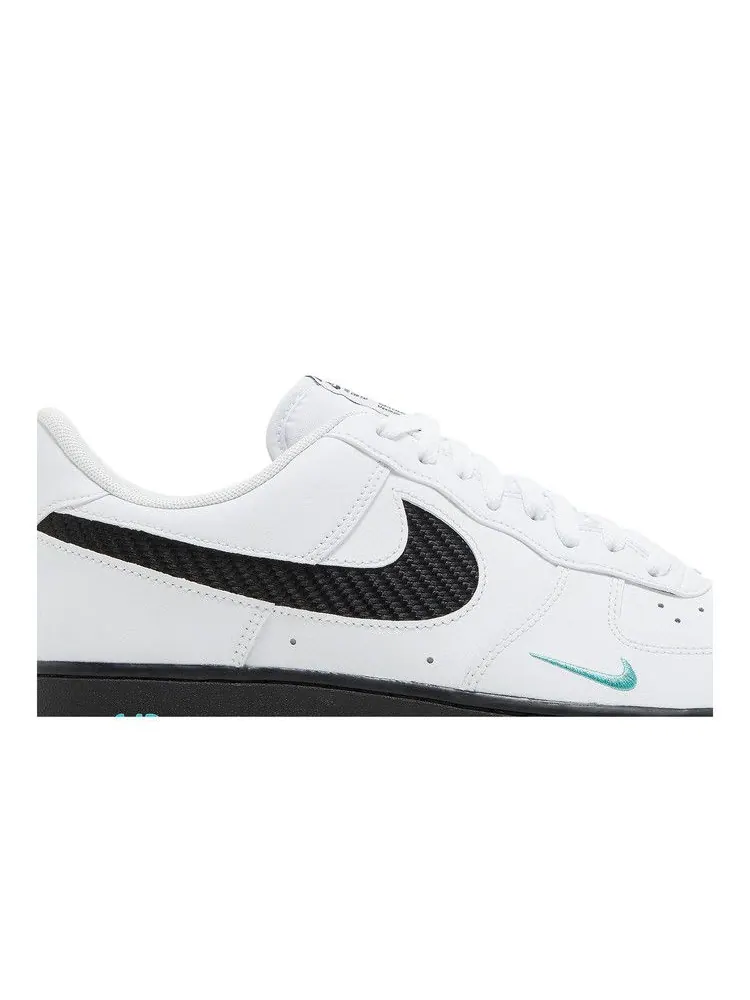 Кроссовки Nike Air Force 1 '07 'White Black Teal' — изображение 3 из 9, белый/черный//белый