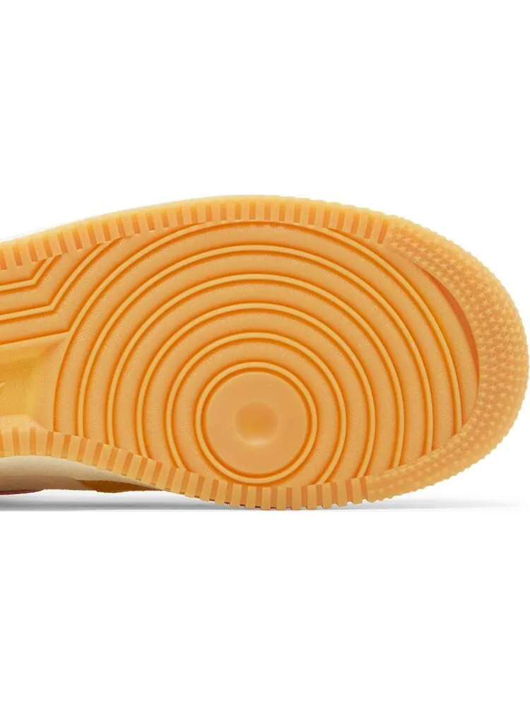 Кроссовки Nike Air Force 1 Mid 'Vivid Sulfur Rush Orange' — изображение 5 из 8, белый