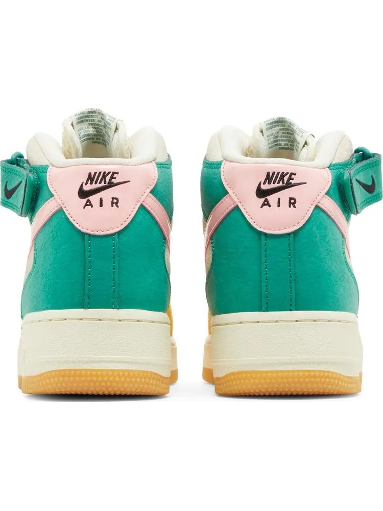 Кроссовки Nike Air Force 1 Mid 'Vivid Sulfur Rush Orange' — изображение 6 из 8, белый