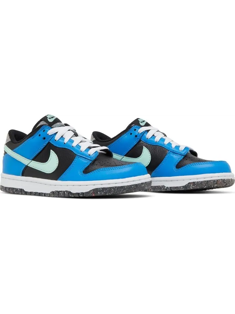 Кроссовки Nike Dunk Low SE GS 'Black Light Photo Blue Mint Foam' — изображение 8 из 8, черный
