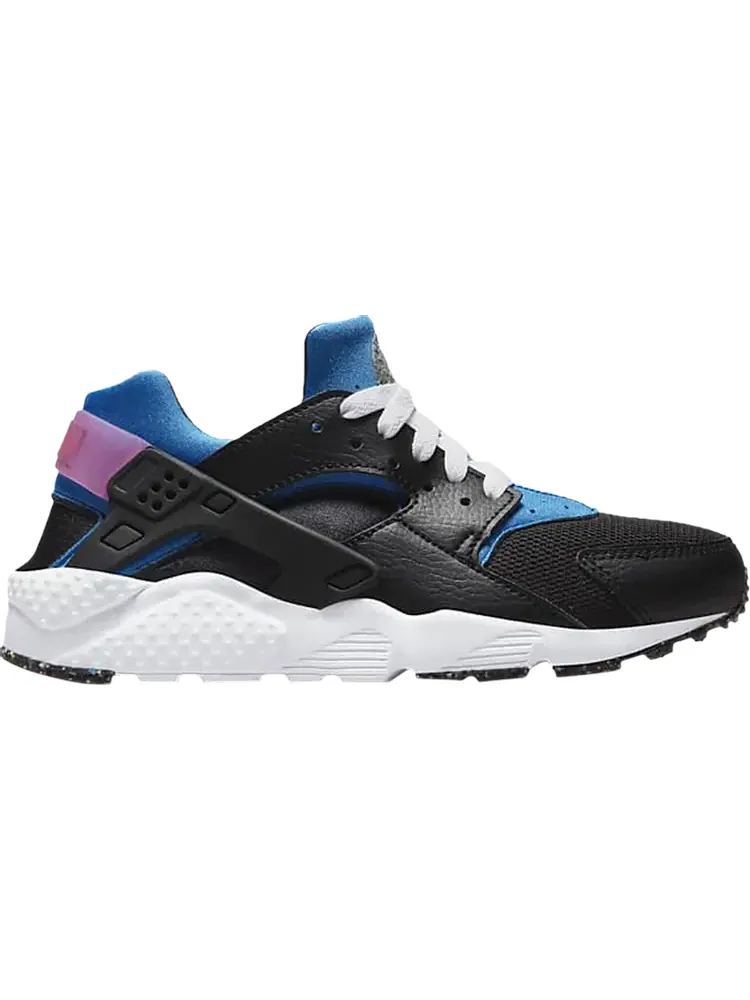 Кроссовки Nike Huarache Run GS 'Black Light Photo Blue' — изображение 1 из 1, черный
