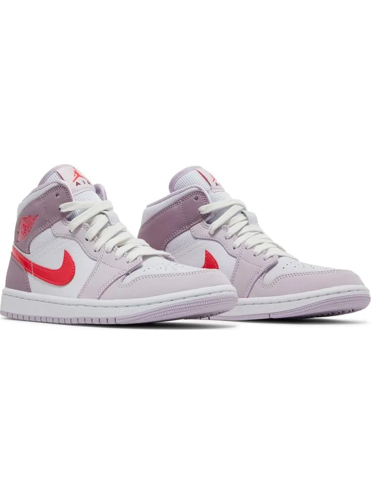 Кроссовки Wmns Air Jordan 1 Mid Valentines Day — изображение 8 из 8, фиолетовый