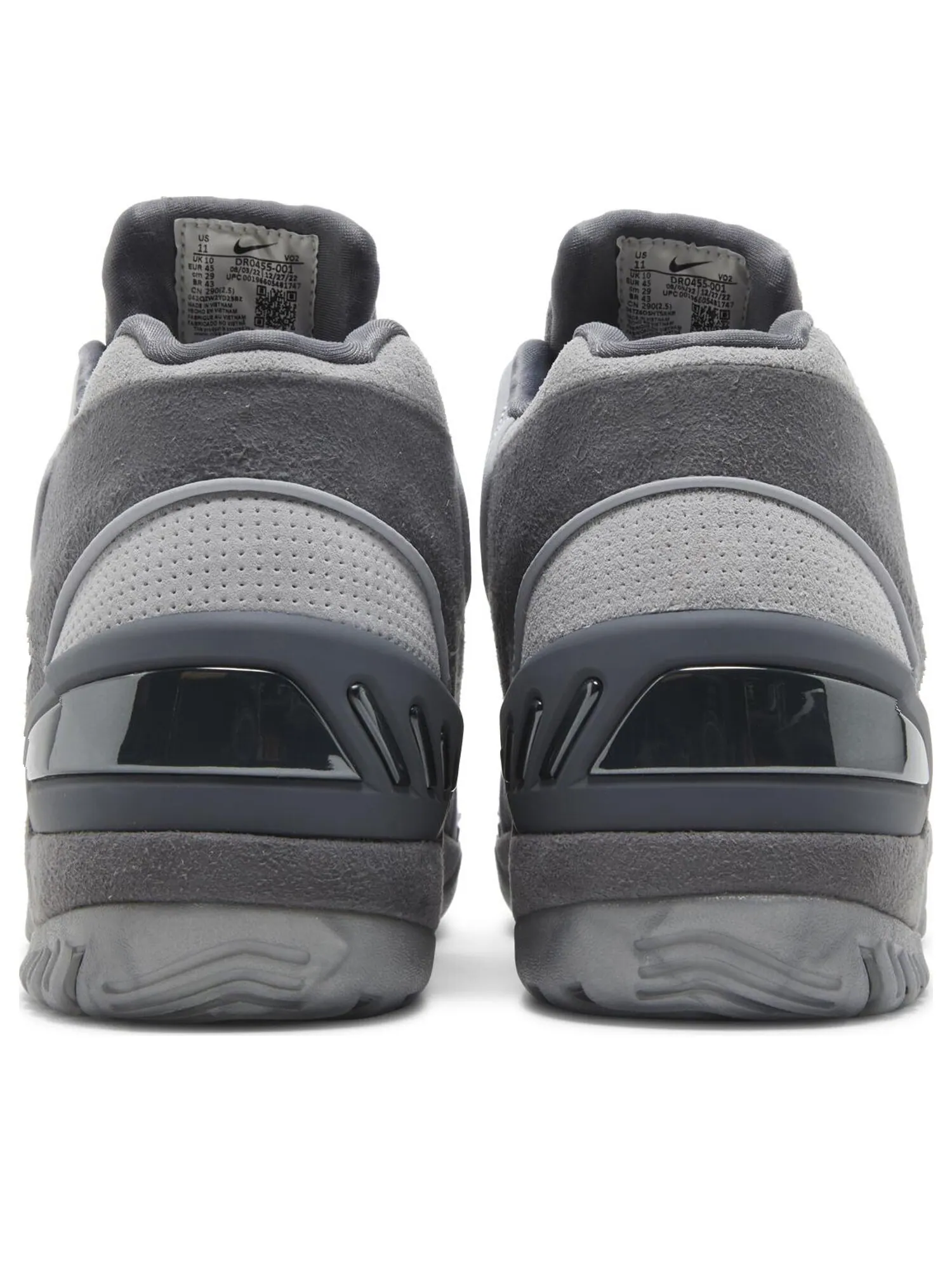 Кроссовки Nike Air Zoom Generation Retro 'Dark Grey' — изображение 6 из 8, серый