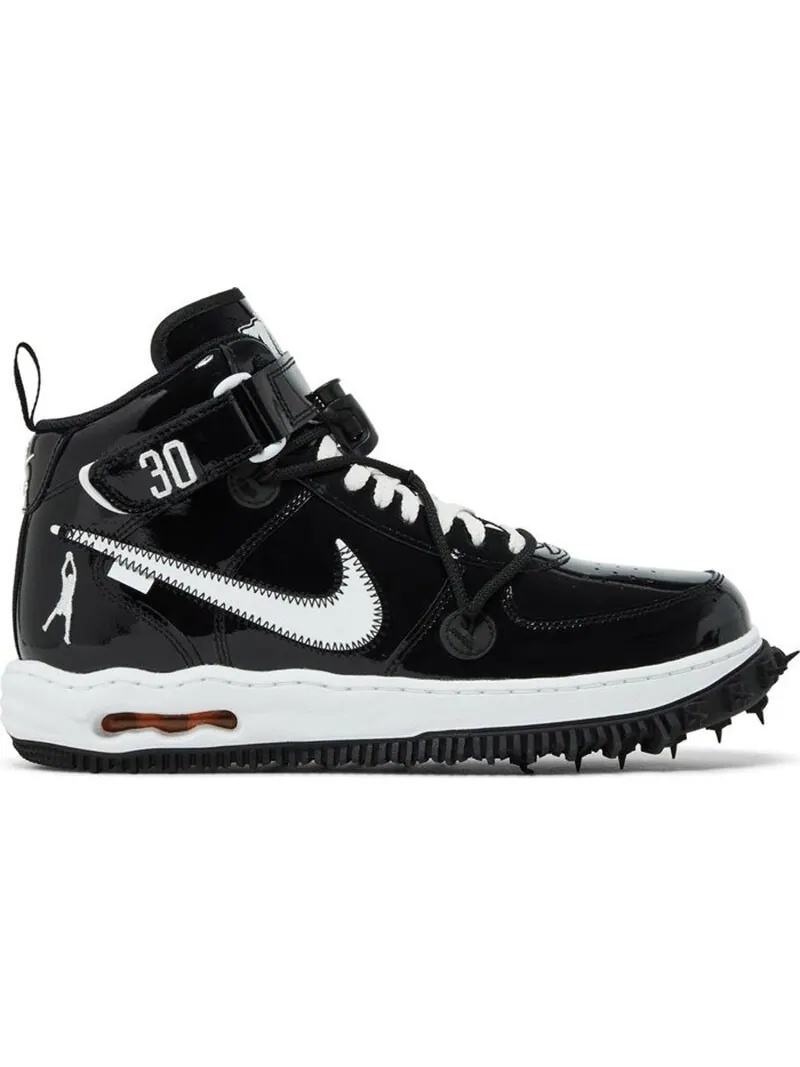 Кроссовки Nike Air Force 1 Mid x Off-White Sheed — изображение 1 из 5, черный