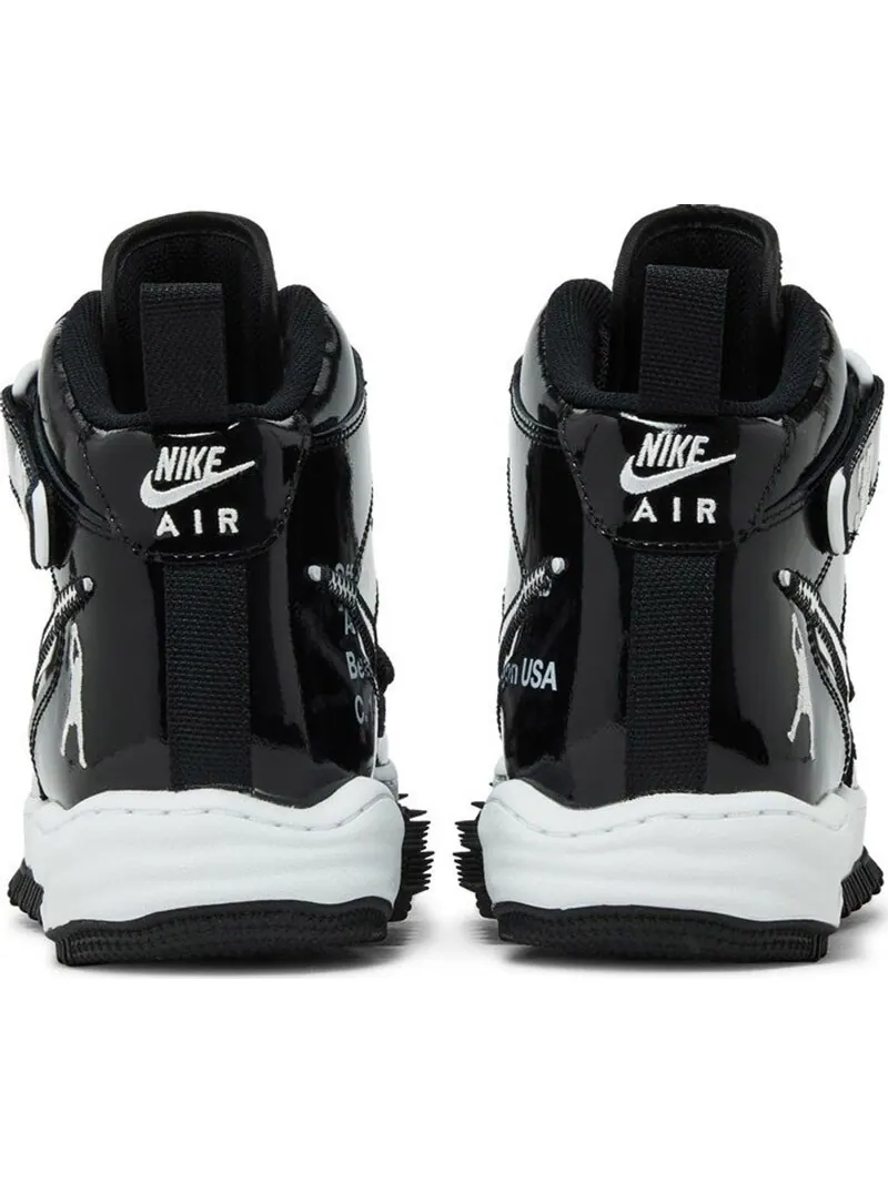 Кроссовки Nike Air Force 1 Mid x Off-White Sheed — изображение 3 из 5, черный