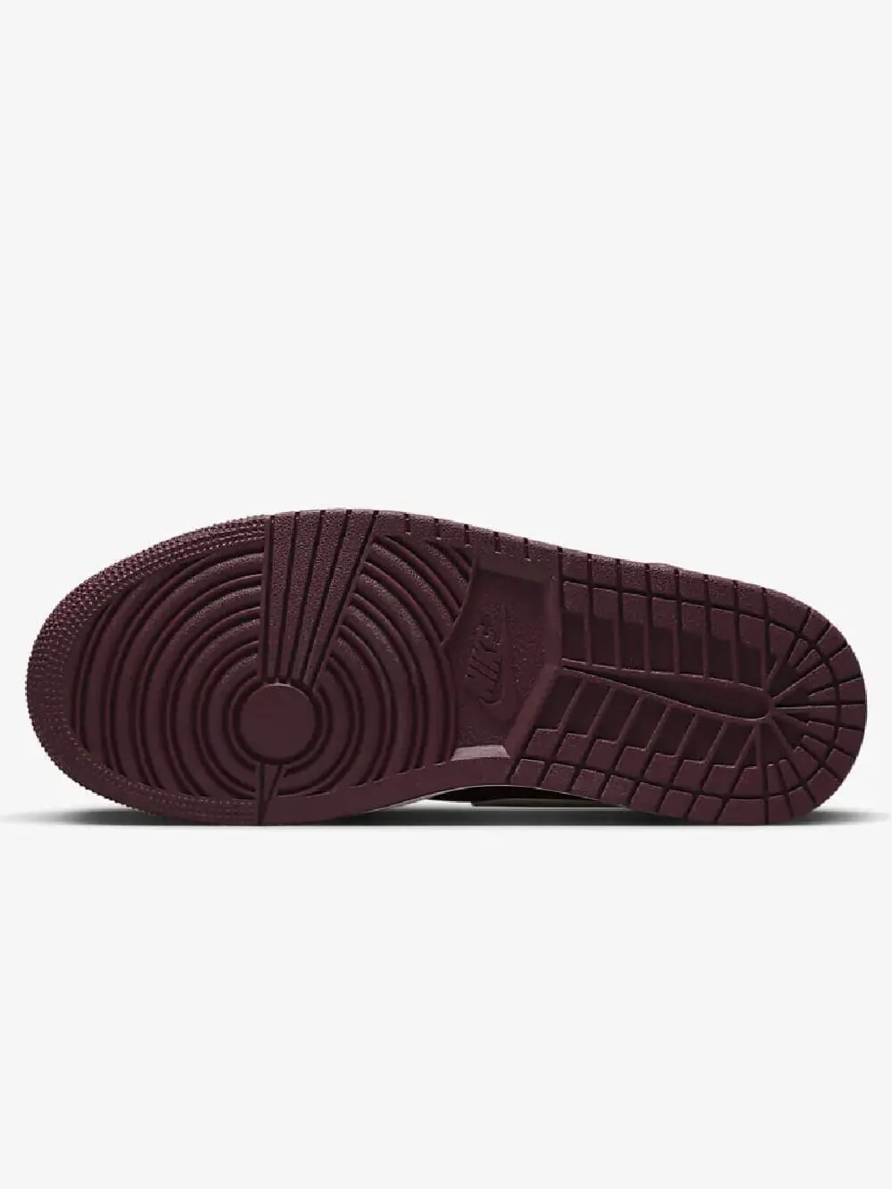 Кроссовки Nike Air Jordan 1 Mid SE — изображение 5 из 7, темно-красный/бежевый