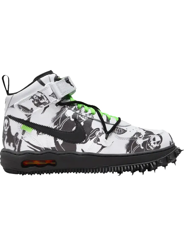 Кроссовки Nike Air Force 1 Mid SP 'Grim Reaper' (Off-White) — изображение 1 из 1, белый