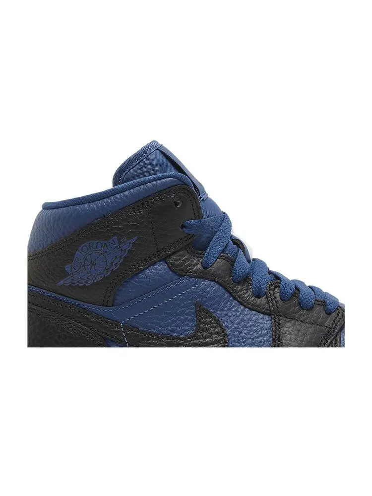 Кроссовки Air Jordan Wmns Air Jordan 1 Mid SE Split - French Blue — изображение 2 из 6, синий