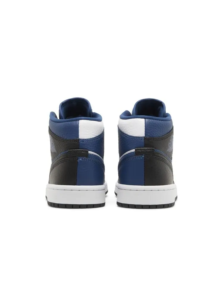 Кроссовки Air Jordan Wmns Air Jordan 1 Mid SE Split - French Blue — изображение 6 из 6, синий