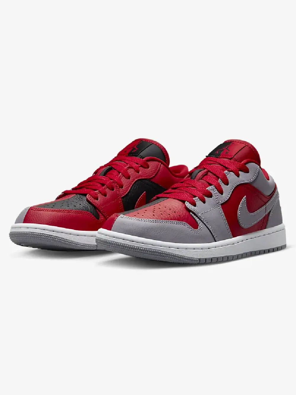 Кроссовки Nike Air Jordan 1 Low SE — изображение 2 из 8, темно-красный/серый