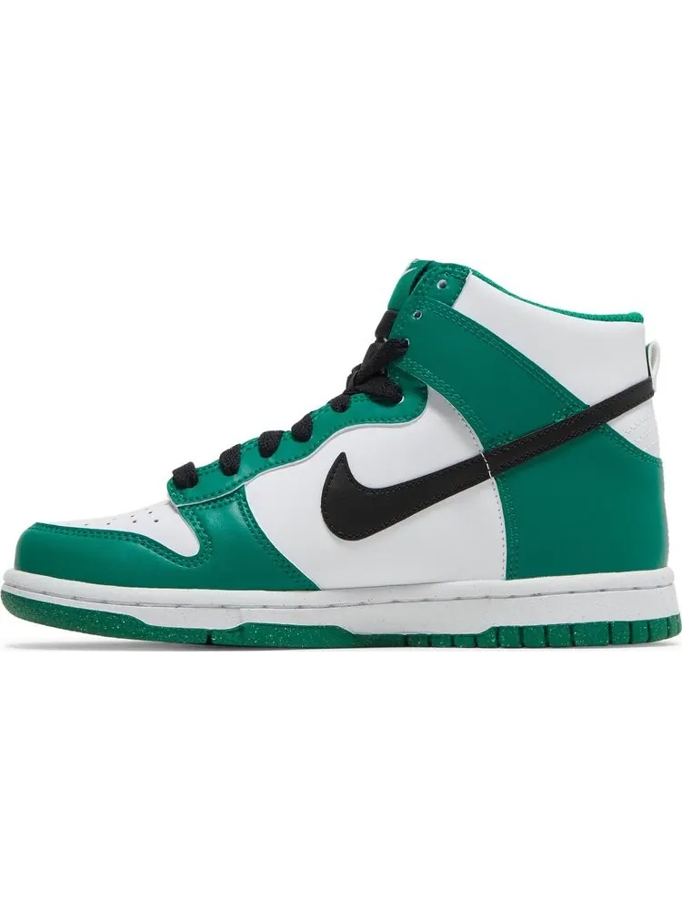 Кроссовки Nike Dunk High GS 'Celtics' — изображение 3 из 8, зеленый