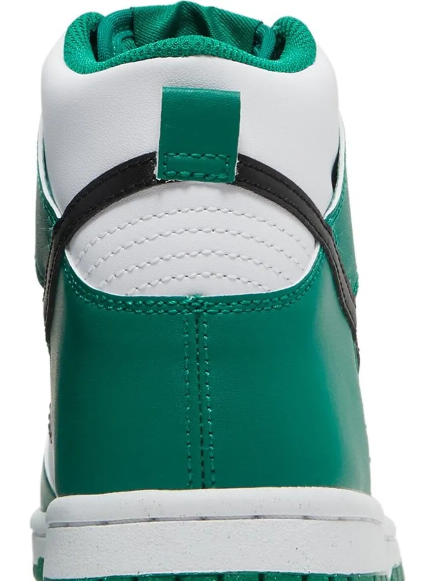 Кроссовки Nike Dunk High GS 'Celtics' — изображение 7 из 8, зеленый