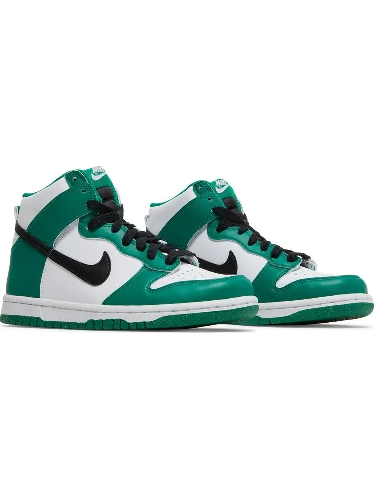 Кроссовки Nike Dunk High GS 'Celtics' — изображение 8 из 8, зеленый