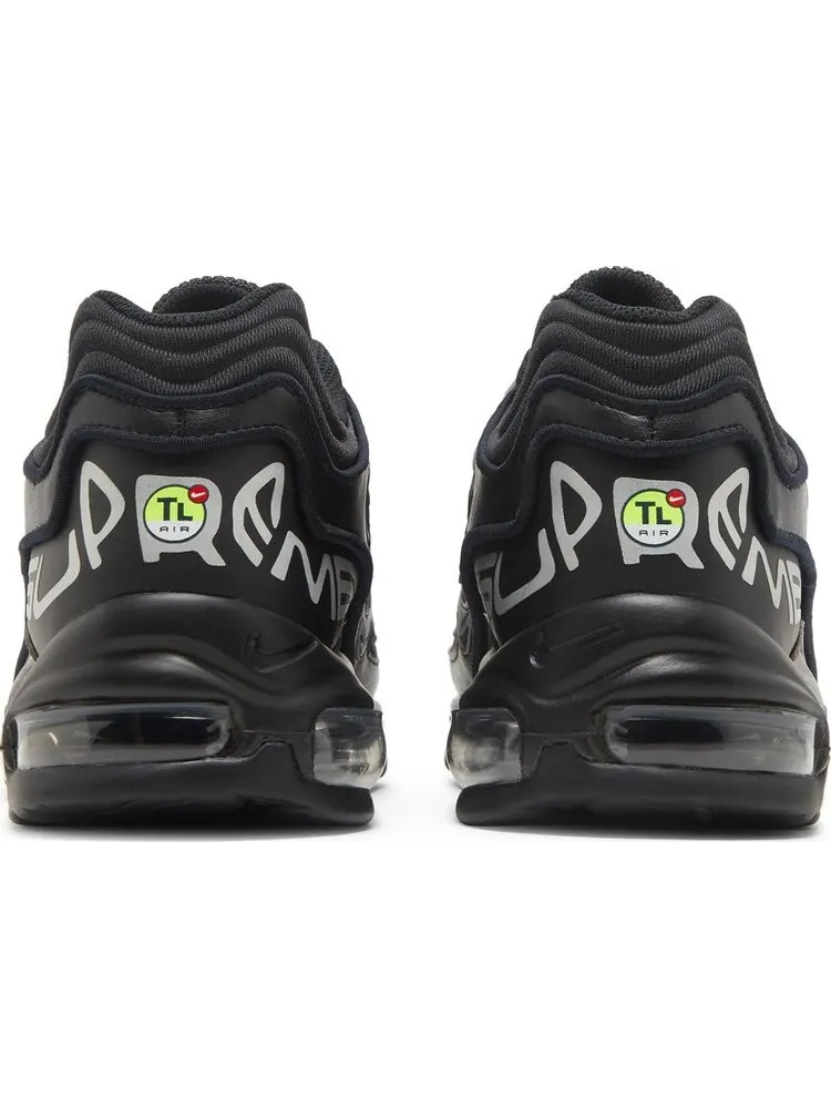 Кроссовки Nike Supreme x Air Max 98 TL SP 'Black' — изображение 6 из 8, черный