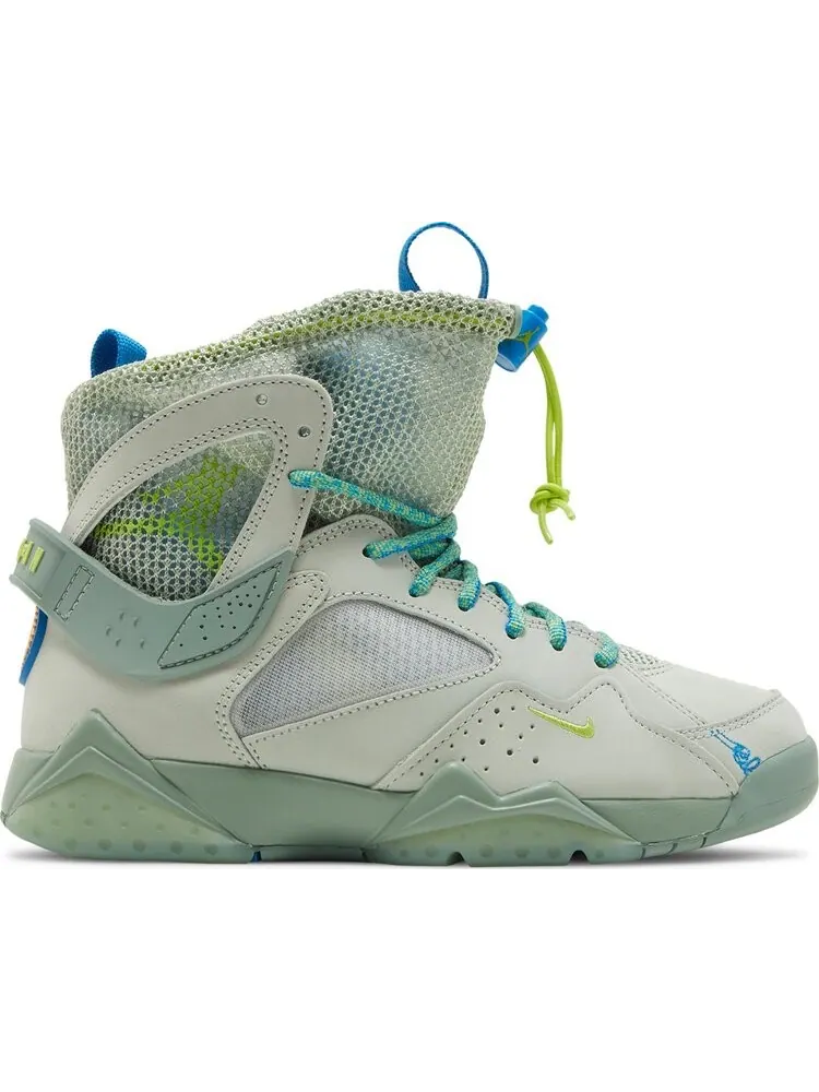 Кроссовки Bephies Beauty Supply x Wmns Air Jordan 7 Retro Seafoam — изображение 1 из 8, зеленый