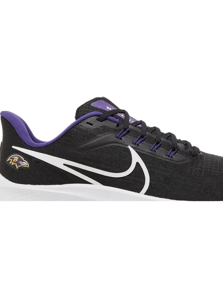 Кроссовки Nike NFL x Air Zoom Pegasus 39 'Baltimore Ravens' — изображение 2 из 8, черный