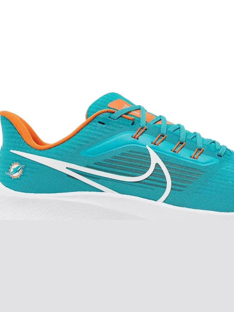 Кроссовки Nike NFL x Air Zoom Pegasus 39 'Miami Dolphins' — изображение 2 из 8, бирюзовый
