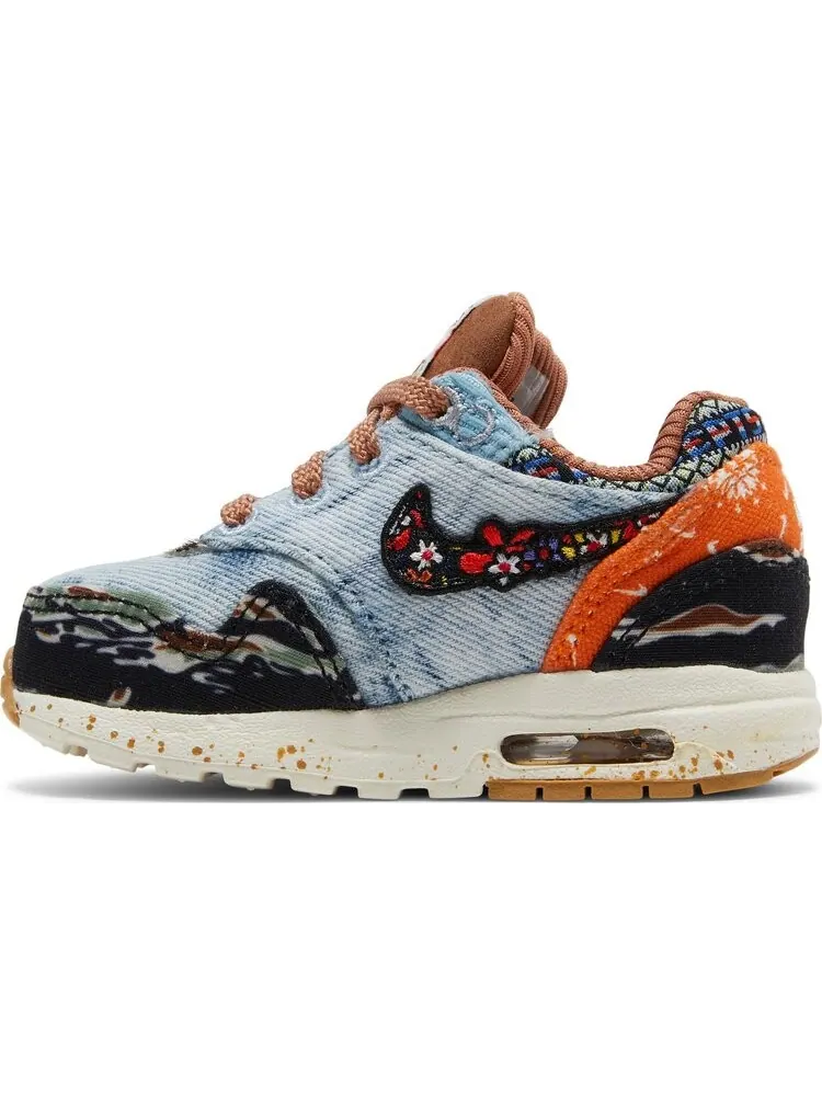 Кроссовки Nike Concepts x Air Max 1 SP TD 'Heavy' — изображение 3 из 8, мульти