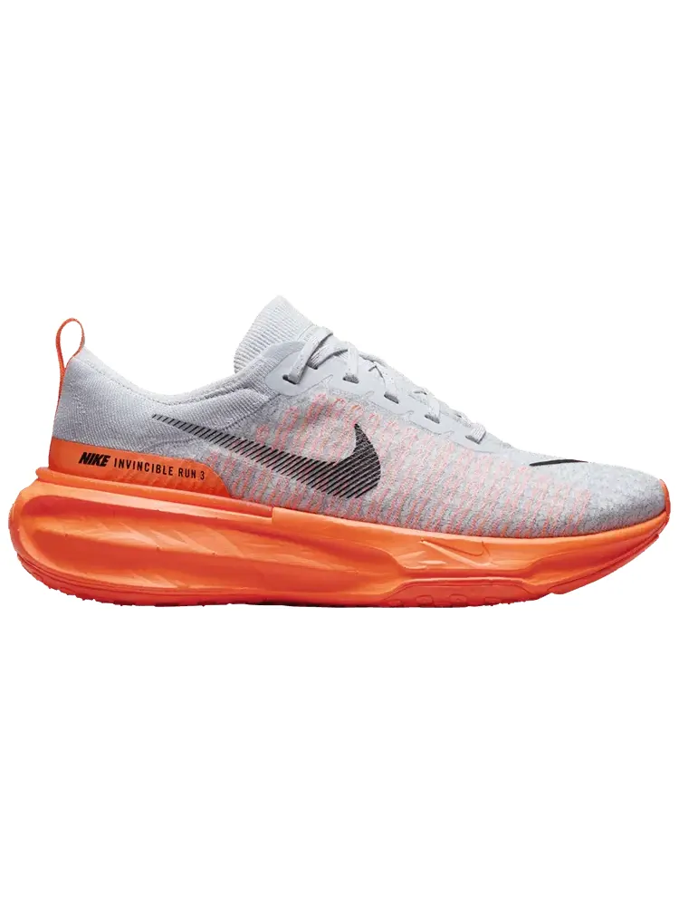 Кроссовки Nike ZoomX Invincible Run Flyknit 3 'Pure Platinum Hyper Crimson' — изображение 1 из 1, серый