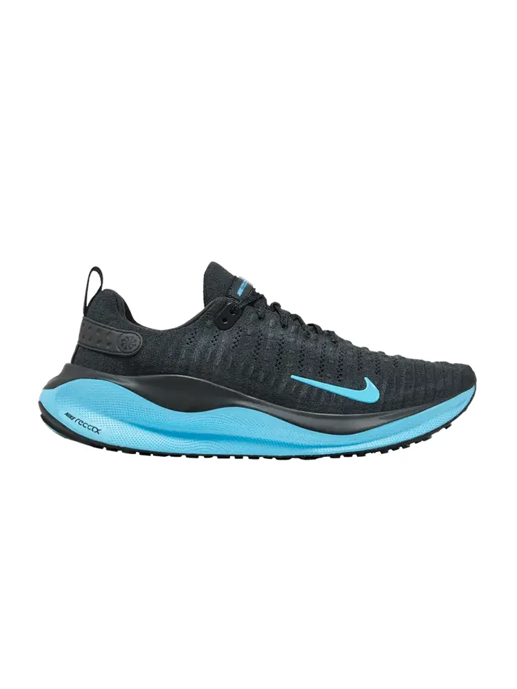 Кроссовки Nike ReactX Infinity Run 4 'Anthracite Baltic Blue' — изображение 1 из 9, черный/синий