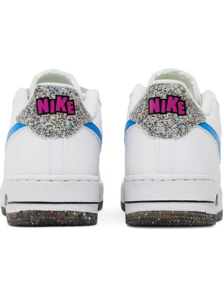 Кроссовки Nike Air Force 1 LV8 Next Nature Crater GS 'White Light Photo Blue' — изображение 6 из 8, белый