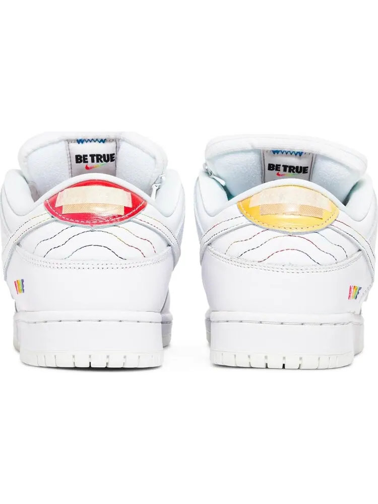 Кроссовки Nike Dunk Low SB 'Be True' — изображение 6 из 10, белый