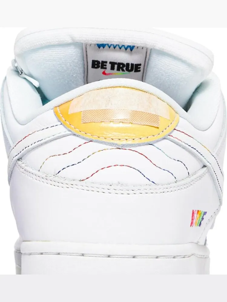 Кроссовки Nike Dunk Low SB 'Be True' — изображение 7 из 10, белый