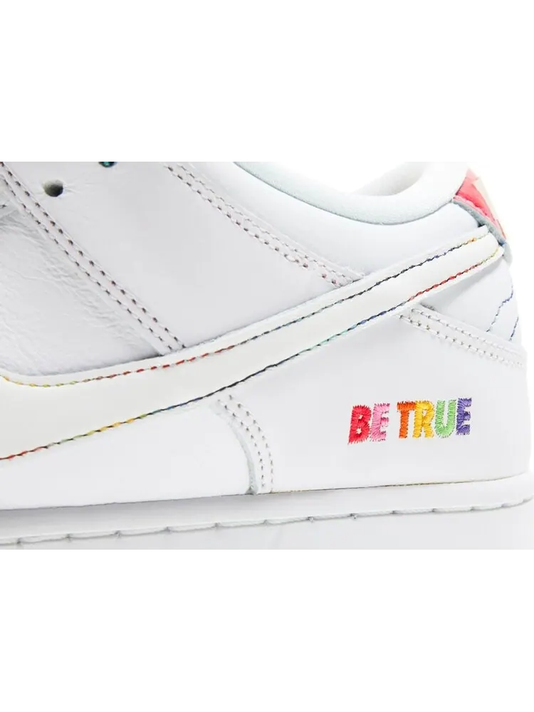Кроссовки Nike Dunk Low SB 'Be True' — изображение 9 из 10, белый