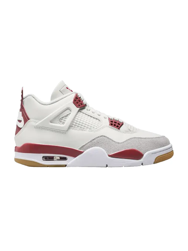 Кроссовки Air Jordan Nike SB x Air Jordan 4 Retro SP 'Varsity Red' Friends & Family — изображение 1 из 1, белый/красный/серый