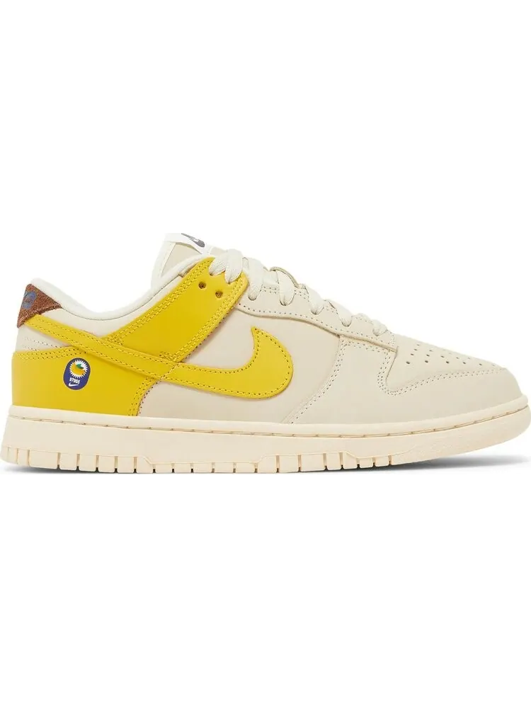 Кроссовки Nike Wmns Dunk Low LX 'Banana' — изображение 1 из 8, бежевый