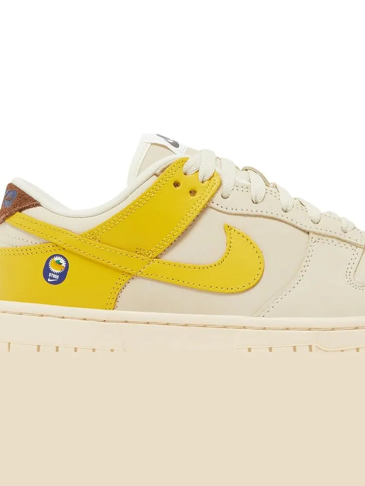 Кроссовки Nike Wmns Dunk Low LX 'Banana' — изображение 2 из 8, бежевый
