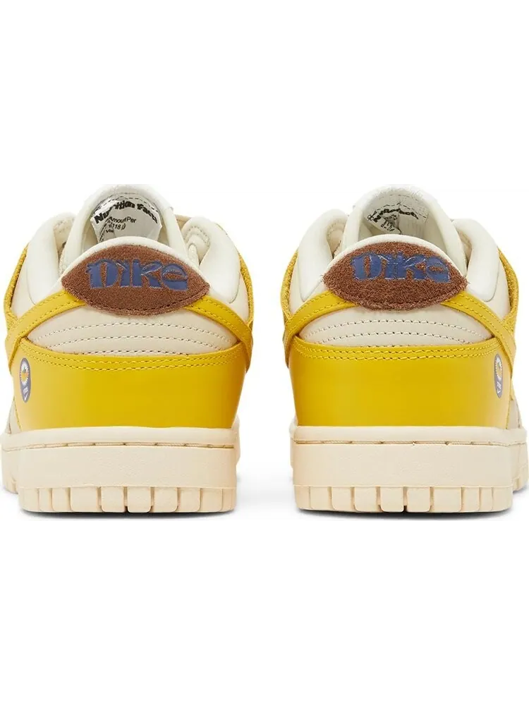 Кроссовки Nike Wmns Dunk Low LX 'Banana' — изображение 6 из 8, бежевый