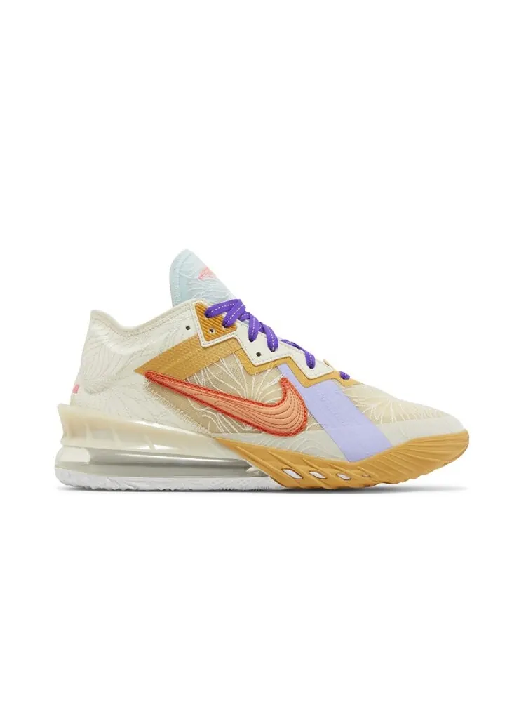 Кроссовки Nike Mimi Plange x LeBron 18 Low — изображение 1 из 4, оранжевый