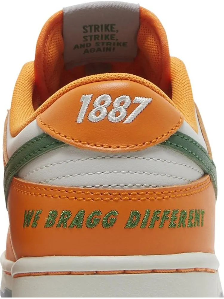 Кроссовки Nike Florida A&M University x Dunk Low 'Rattlers' — изображение 7 из 8, оранжевый