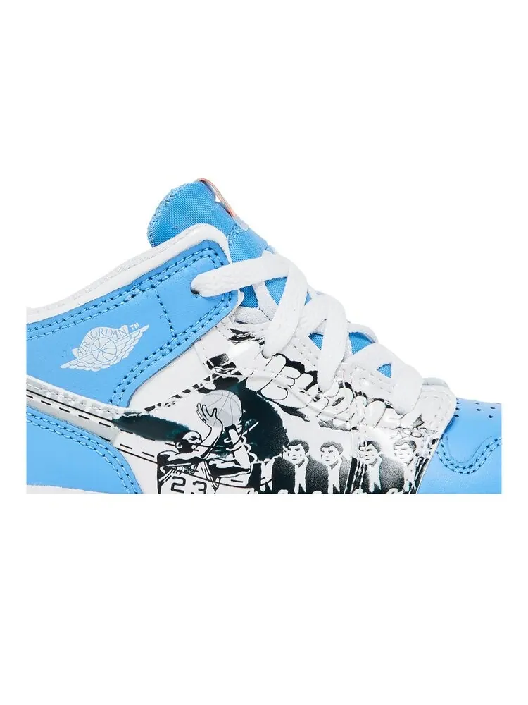 Кроссовки Air Jordan 1 Mid TD — изображение 2 из 4, синий