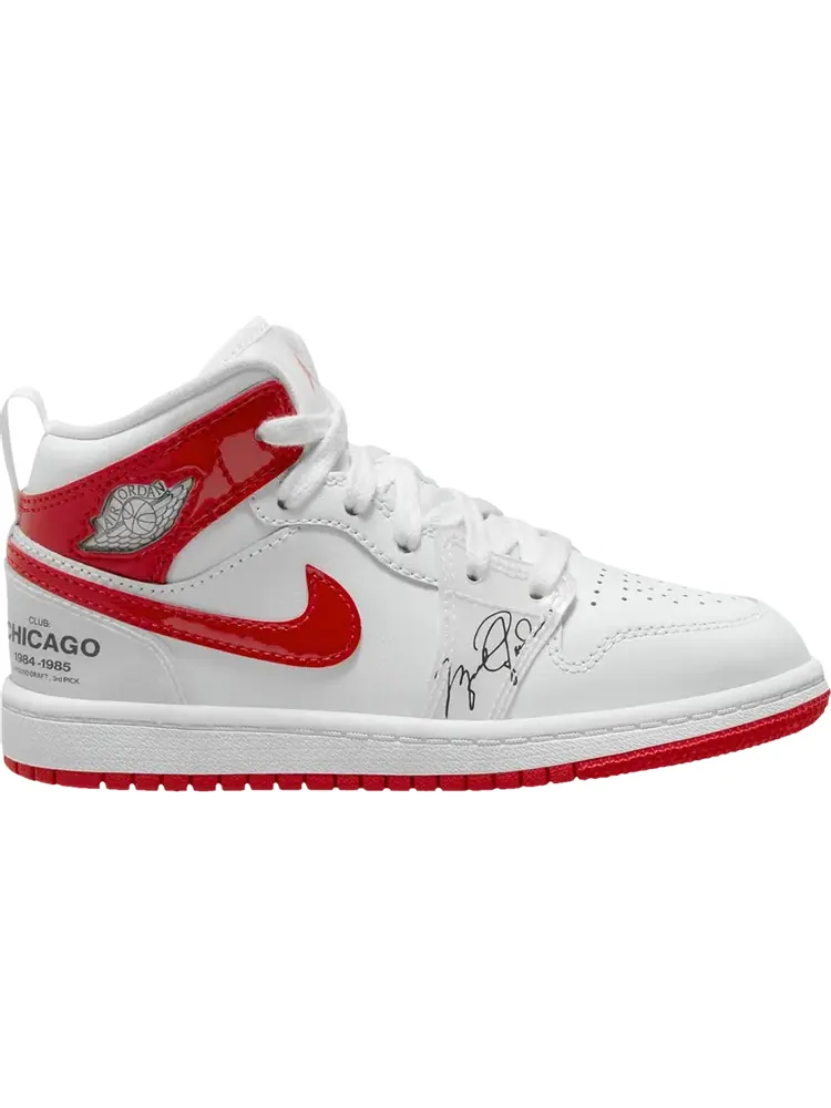 Кроссовки Air Jordan 1 Mid PS Rookie Season — изображение 1 из 1, белый
