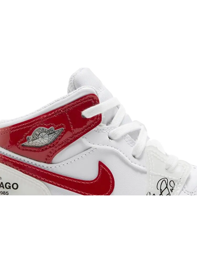 Кроссовки Air Jordan 1 Mid TD Rookie Season — изображение 2 из 8, белый