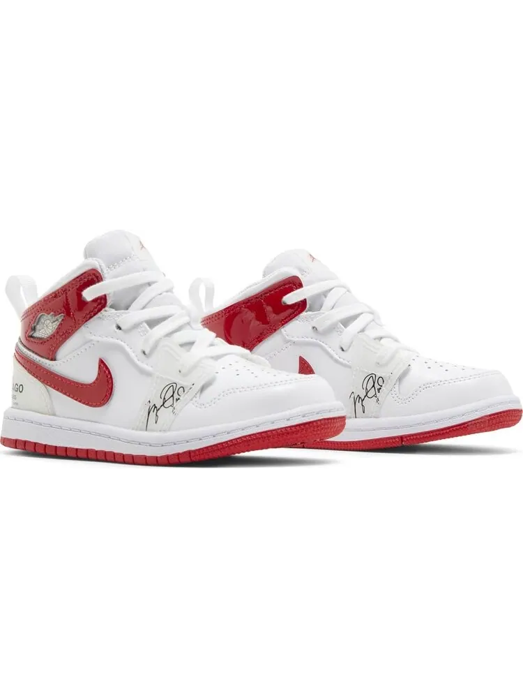 Кроссовки Air Jordan 1 Mid TD Rookie Season — изображение 8 из 8, белый
