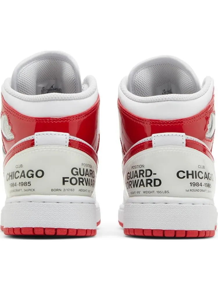 Кроссовки Air Jordan 1 Mid GS Rookie Season — изображение 6 из 8, белый