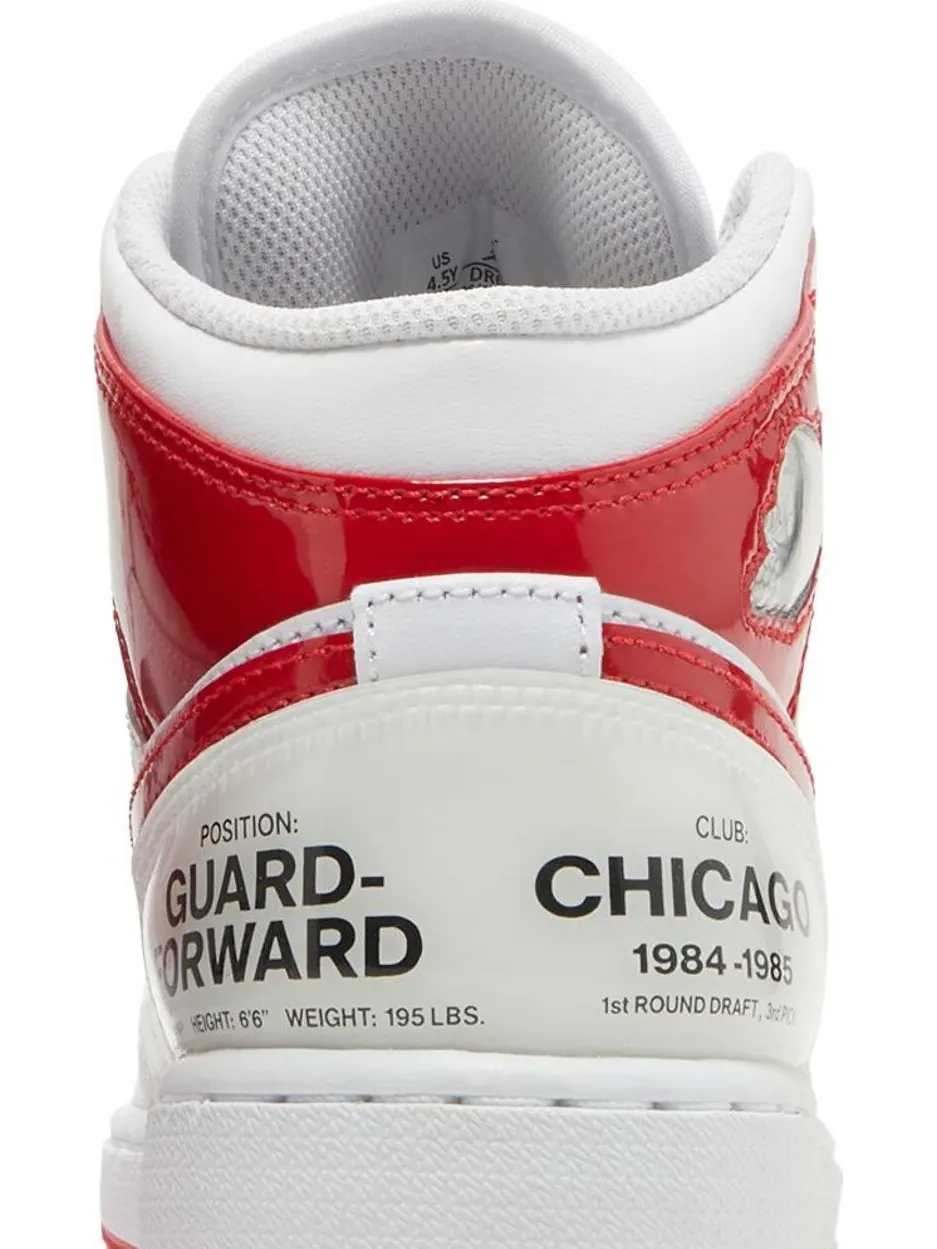 Кроссовки Air Jordan 1 Mid GS Rookie Season — изображение 7 из 8, белый