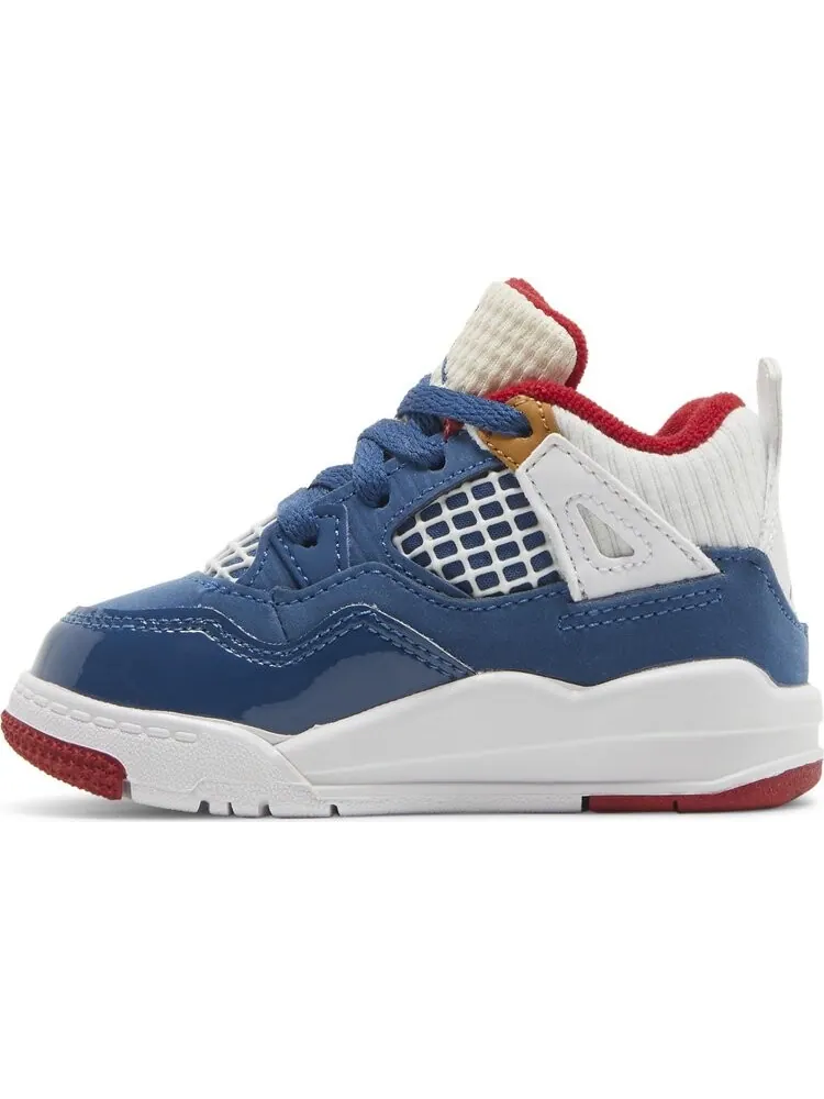Кроссовки Air Jordan 4 Retro TD Messy Room — изображение 3 из 8, синий